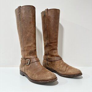 Cole Haan Nike Air Women’s Brown Leather Riding Boots Size 8